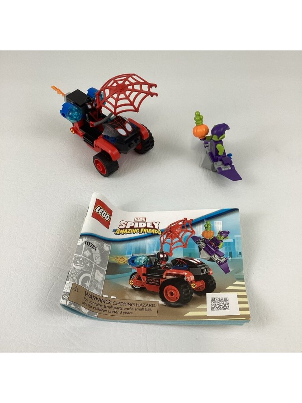 LEGO Marvel Spidey and His Amazing Friends Miles Morales Spidermans Techno Trike